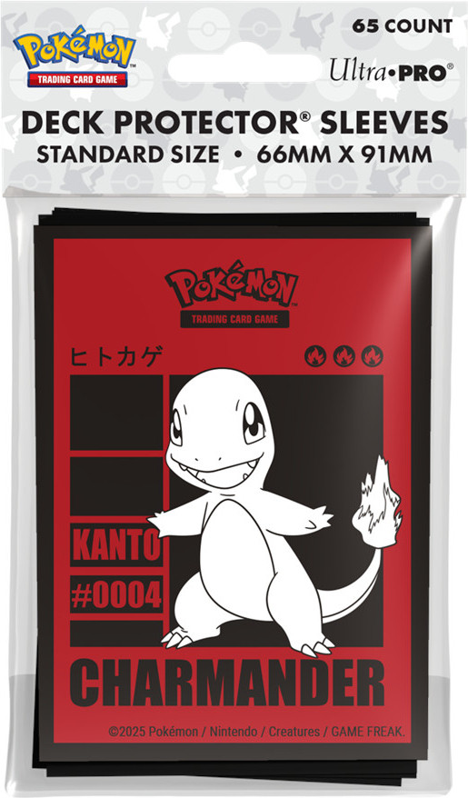 Pokemon TCG Kanto Charmander Deck Protector Sleeves