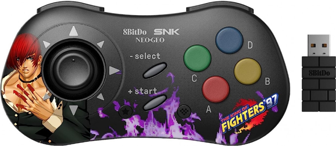 8BitDo x SNK Neo Geo Wireless Controller – Iori Yagami