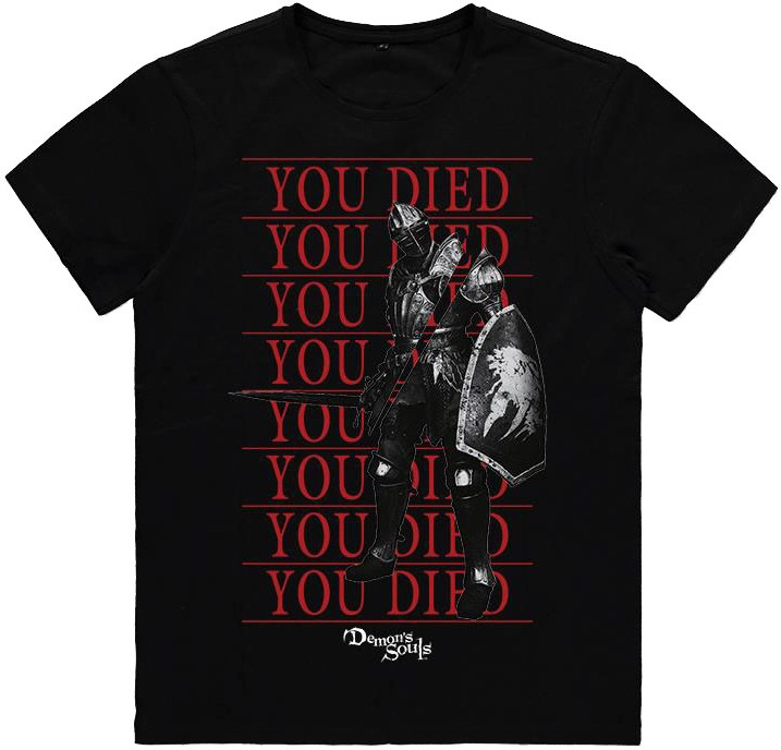 Demon's Souls – You Died Knight – Men's Short Sleeve T-Shirt