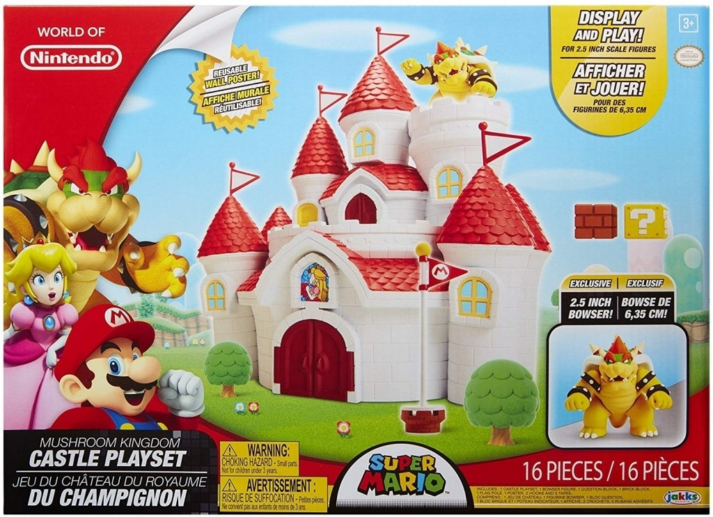 World of Nintendo – Mushroom Kingdom Castle Playset