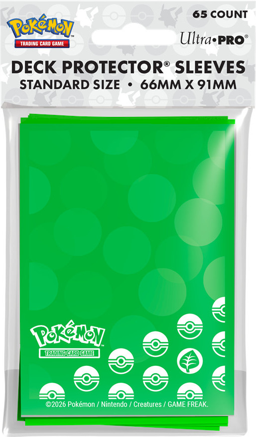 Pokemon TCG Deck Protector Energy Sleeves – Grass