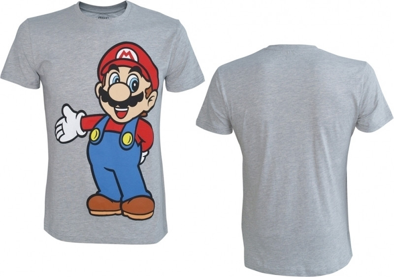 Super Mario T-Shirt Grey
