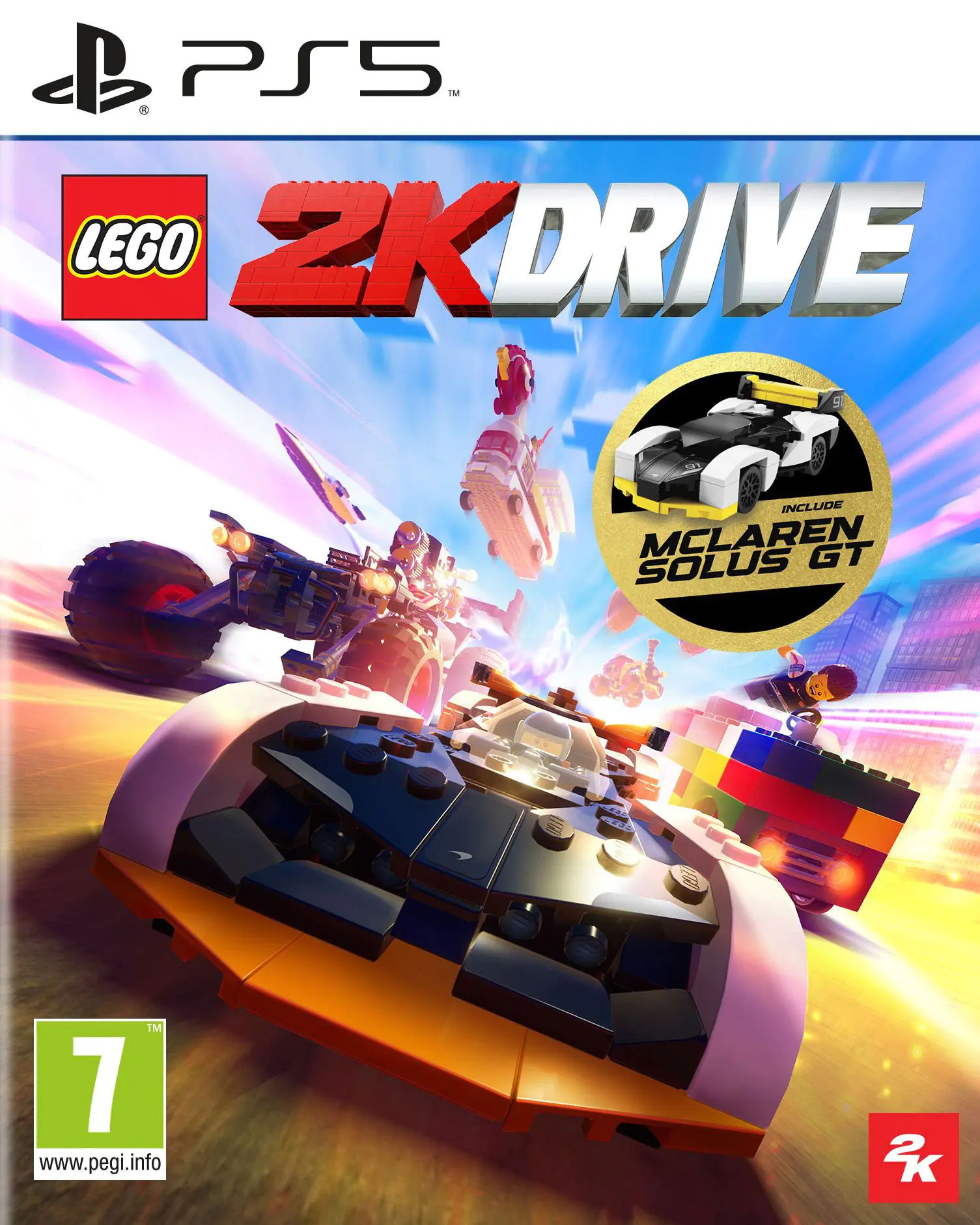 Lego 2K Drive + McLaren Solus GT Lego Car