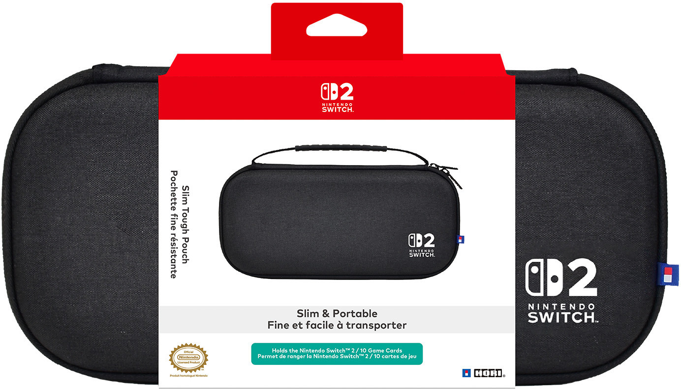 Hori Slim Tough Pouch – Black (Nintendo Switch 2)