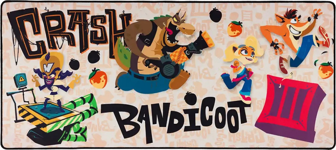 Crash Bandicoot Gaming Mat – Illustration