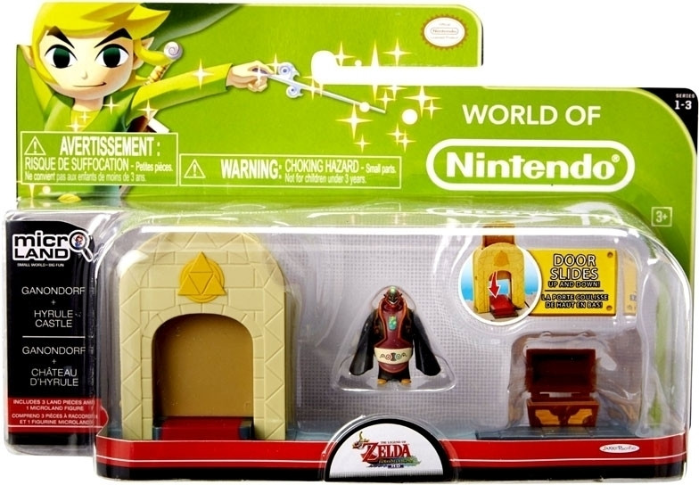 Zelda Microland Playset – Hyrule Castle with Ganondorf