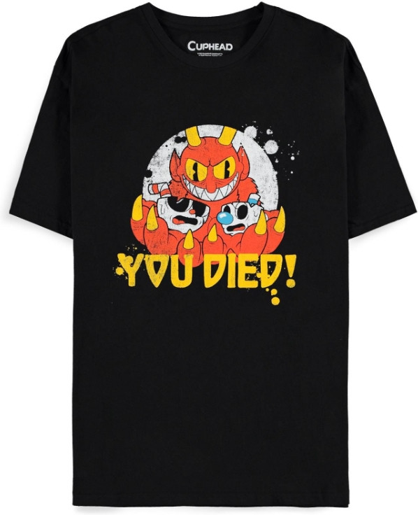 Cuphead – You Died! Men's Short Sleeved T-shirt