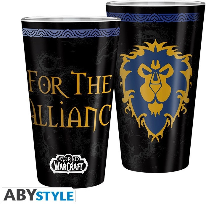 World of Warcraft – For the Alliance Large Glass