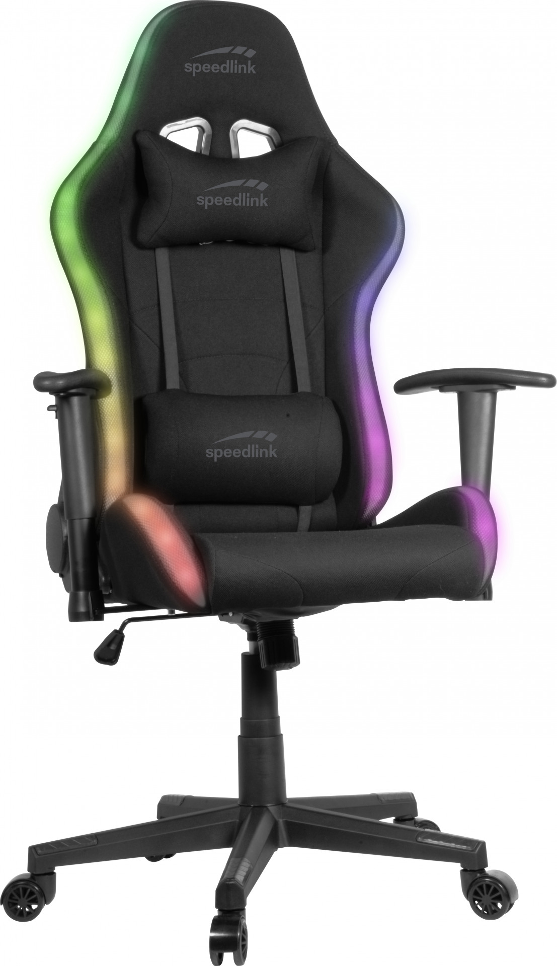 Speedlink REGYS RGB Gaming Chair – Black Fabric