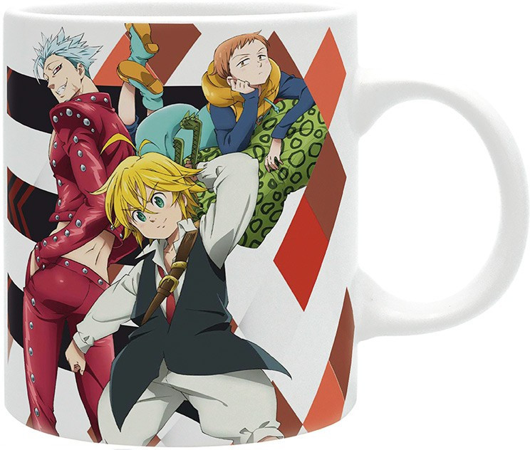 The Seven Deadly Sins Mug – Meliodas, Ban, & King
