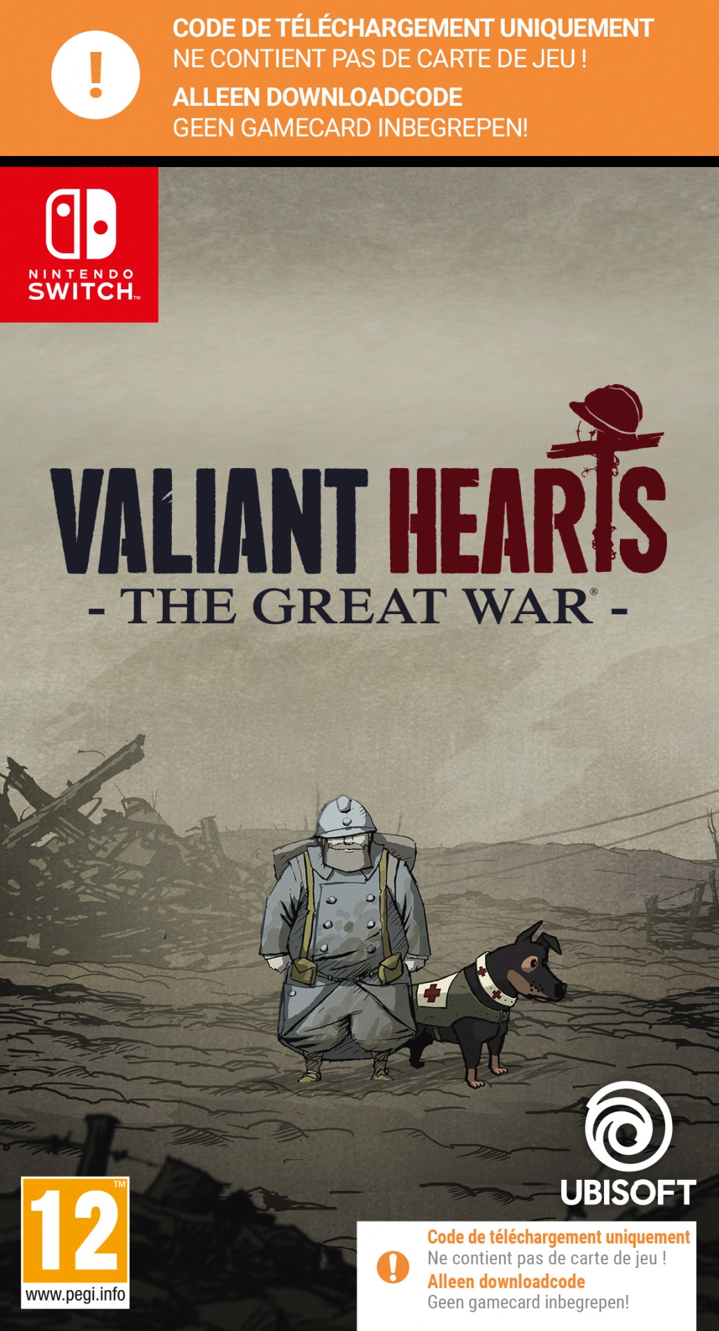 Valiant Hearts The Great War Remaster (Code in a Box)