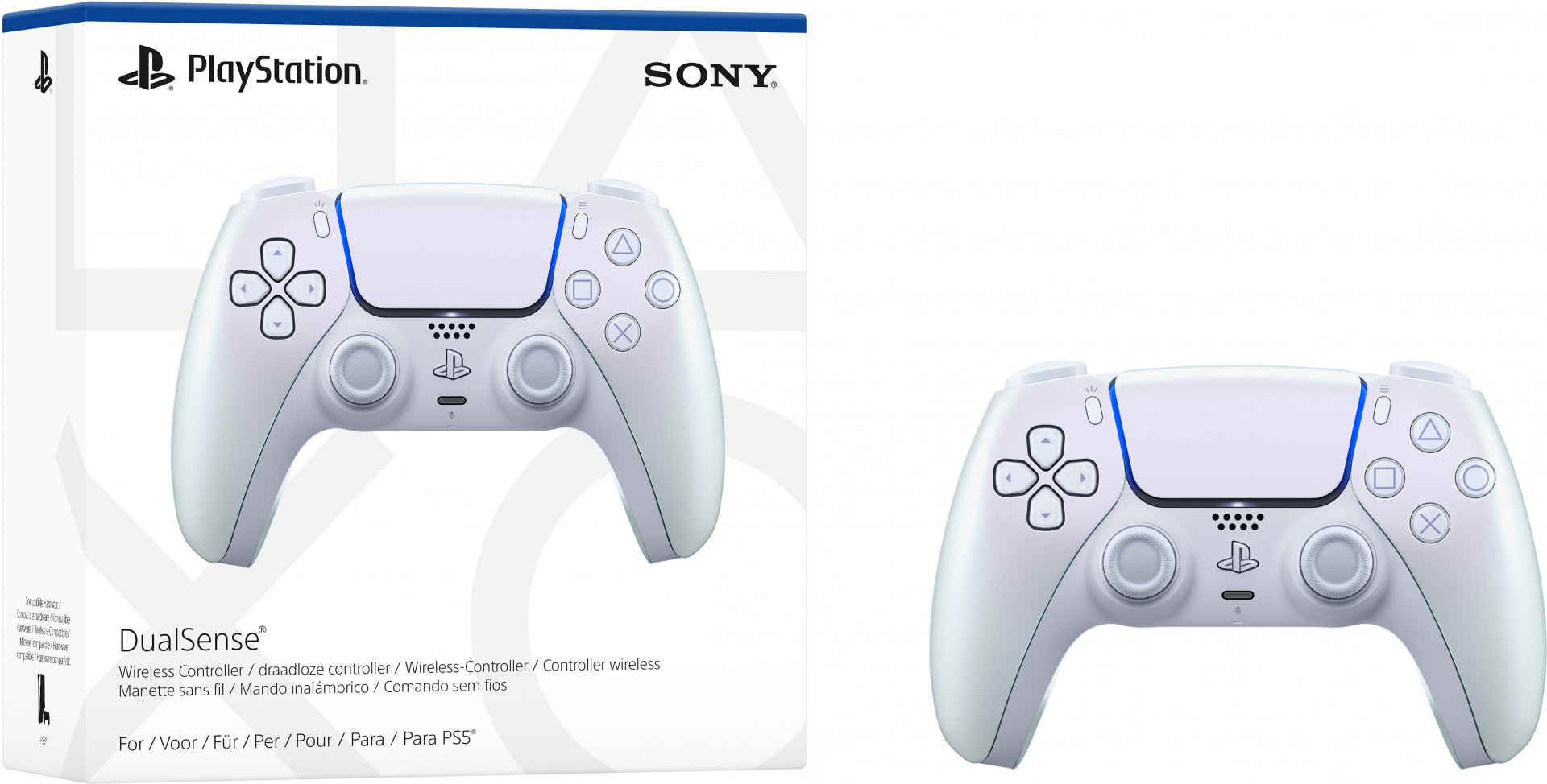 Sony DualSense Wireless Controller (Chroma Pearl)