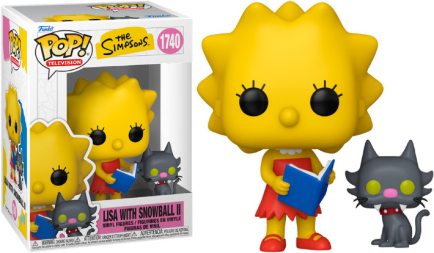 The Simpsons Funko Pop Vinyl Figure: Lisa with Snowball