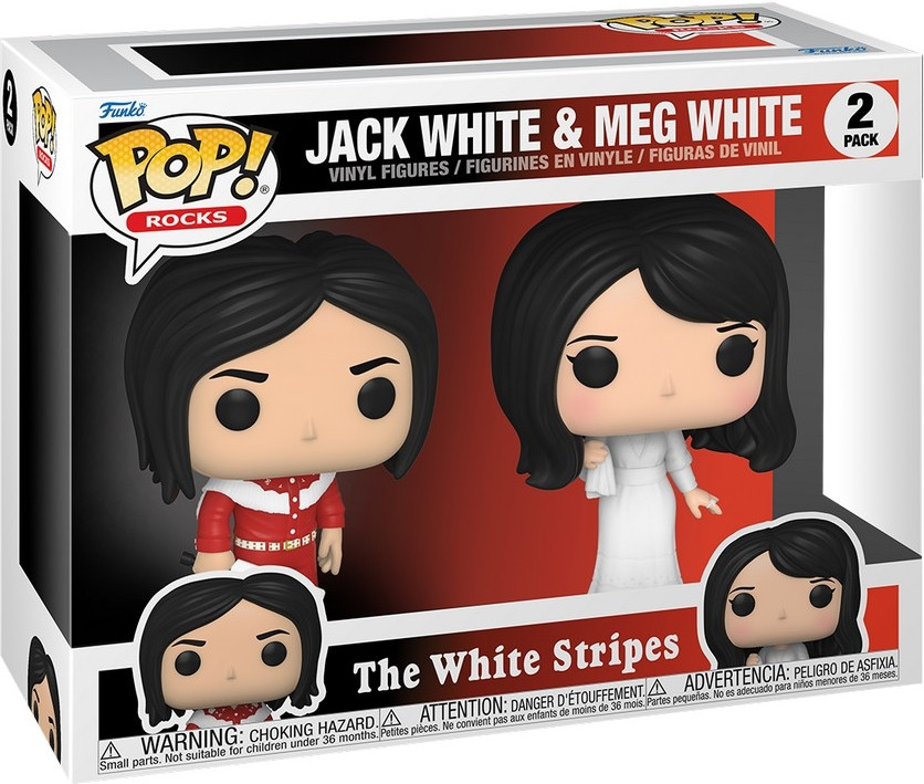 The White Stripes Funko Pop Vinyl 2-Pack: Jack White & Meg White