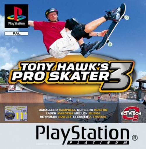 Tony Hawk's Pro Skater 3 (platinum)