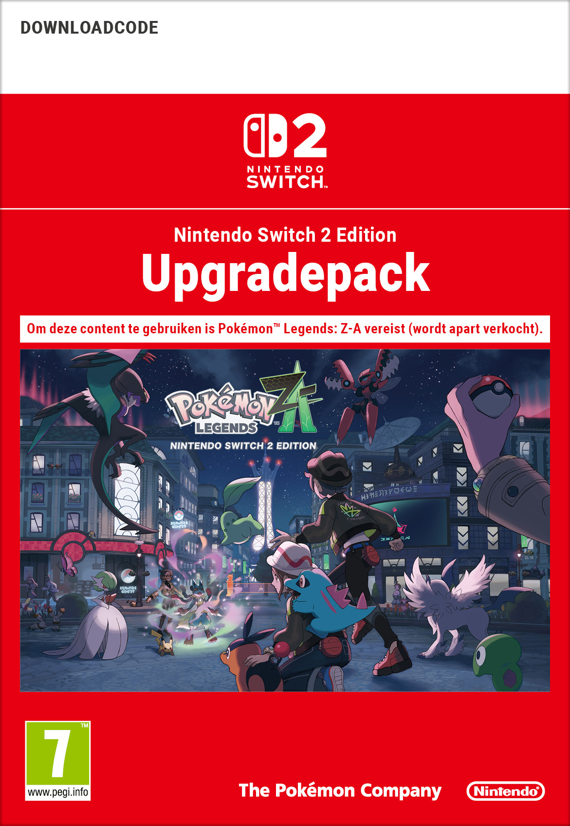 Pokemon Legends Z-A Nintendo Switch 2 Edition UPGRADE PACK