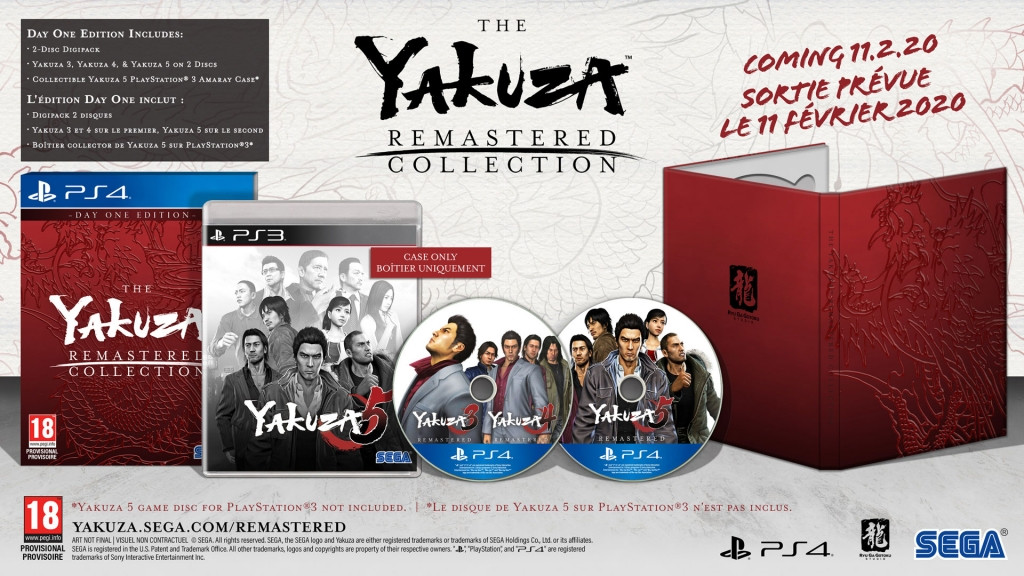 The Yakuza Remastered Collection Limited Day One Edition