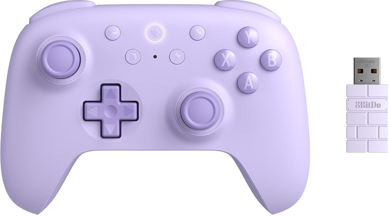 8BitDo Ultimate 2C 2.4G Wireless Controller – Purple Edition