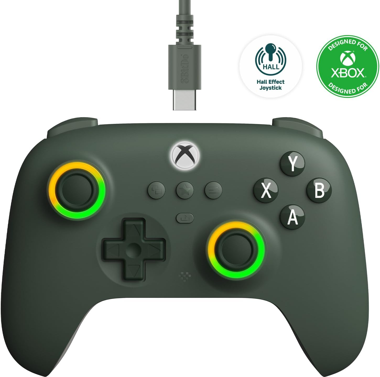 8BitDo Ultimate C Wired Xbox Gamepad – Dark Green