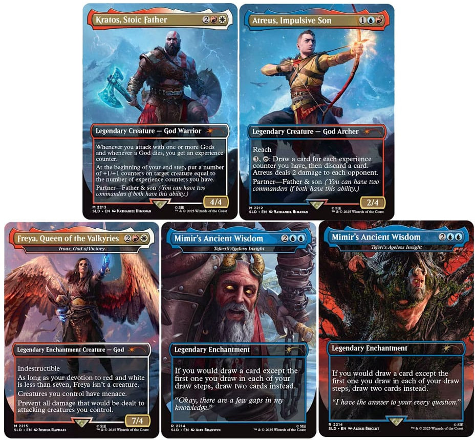 Magic the Gathering TCG Secret Lair x Playstation – God of War