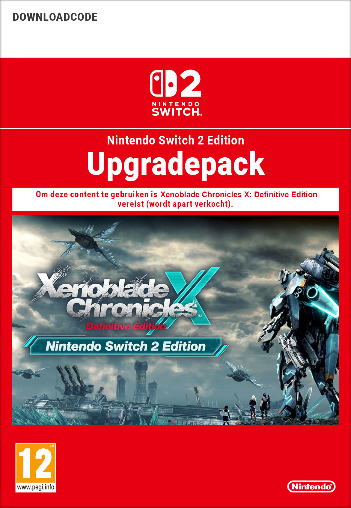 AOC Xenoblade Chronicles X Definitive Edition – Nintendo Switch 2 Edition Upgrade Pack DLC (extra content)