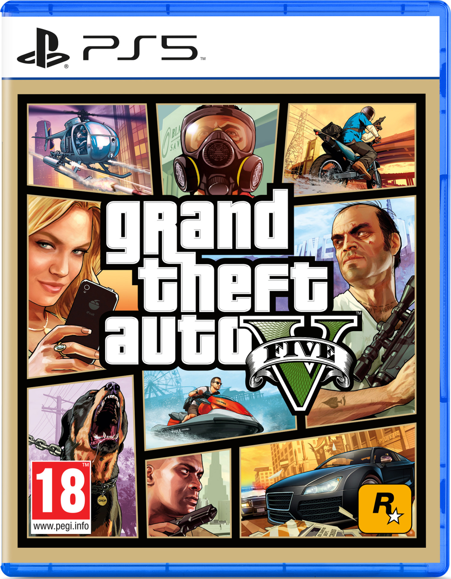 Grand Theft Auto 5 (GTA V) (verpakking Duits, game Engels)