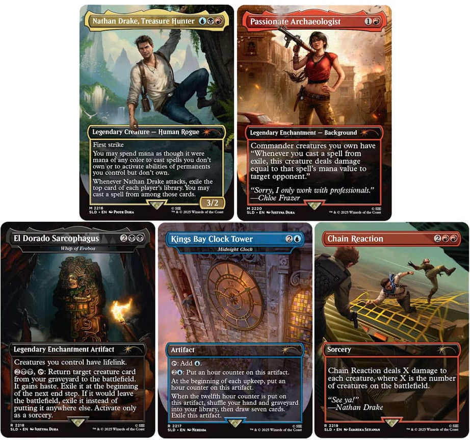 Magic the Gathering TCG Secret Lair x Playstation – Uncharted