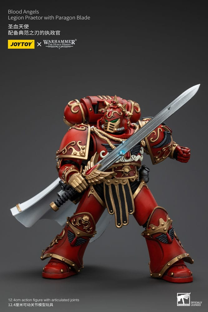 Warhammer 40K Action Figure – Blood Angels Legion Praetor with Paragon Blade