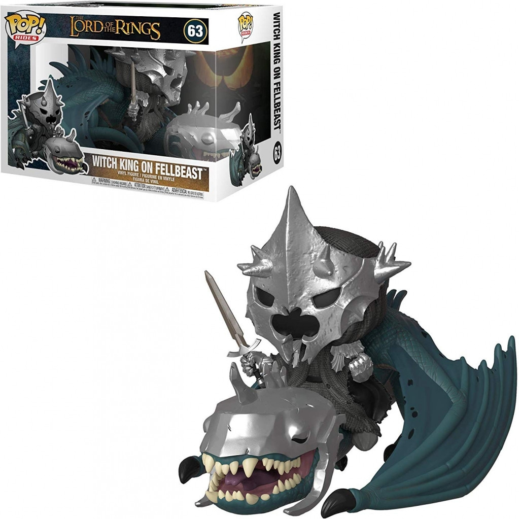 The Lord of the Rings Funko Pop Vinyl: Witch King on Fellbeast