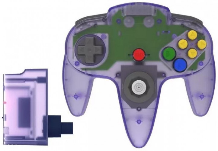 Nintendo 64 Wireless 2.4 GHz Controller Atomic Purple (Teknogame)
