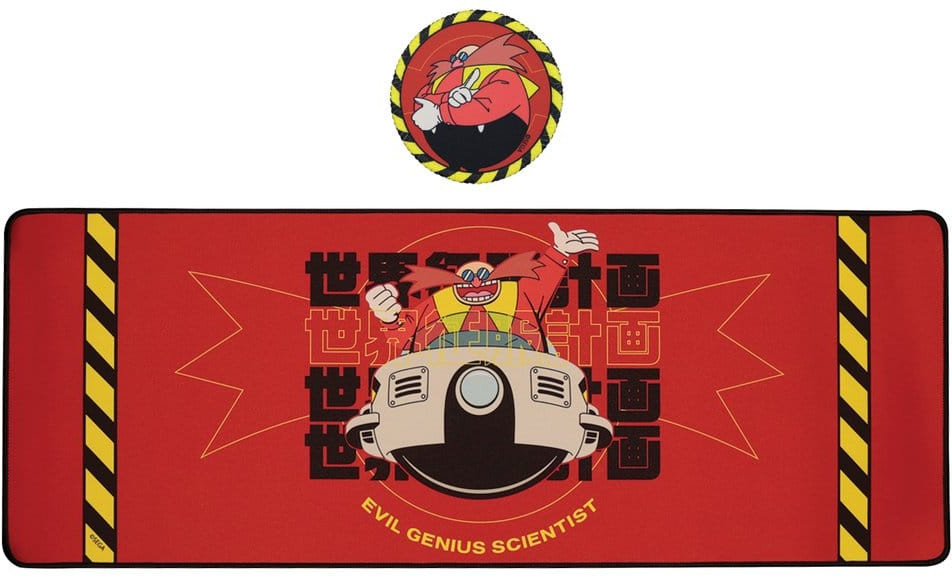 Sonic the Hedgehog Desk Mat & Coaster – Dr. Eggman