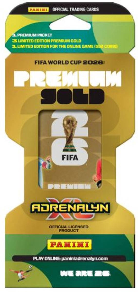 Adrenalyn XL FIFA World Cup 2026 TCG Premium Gold Blister