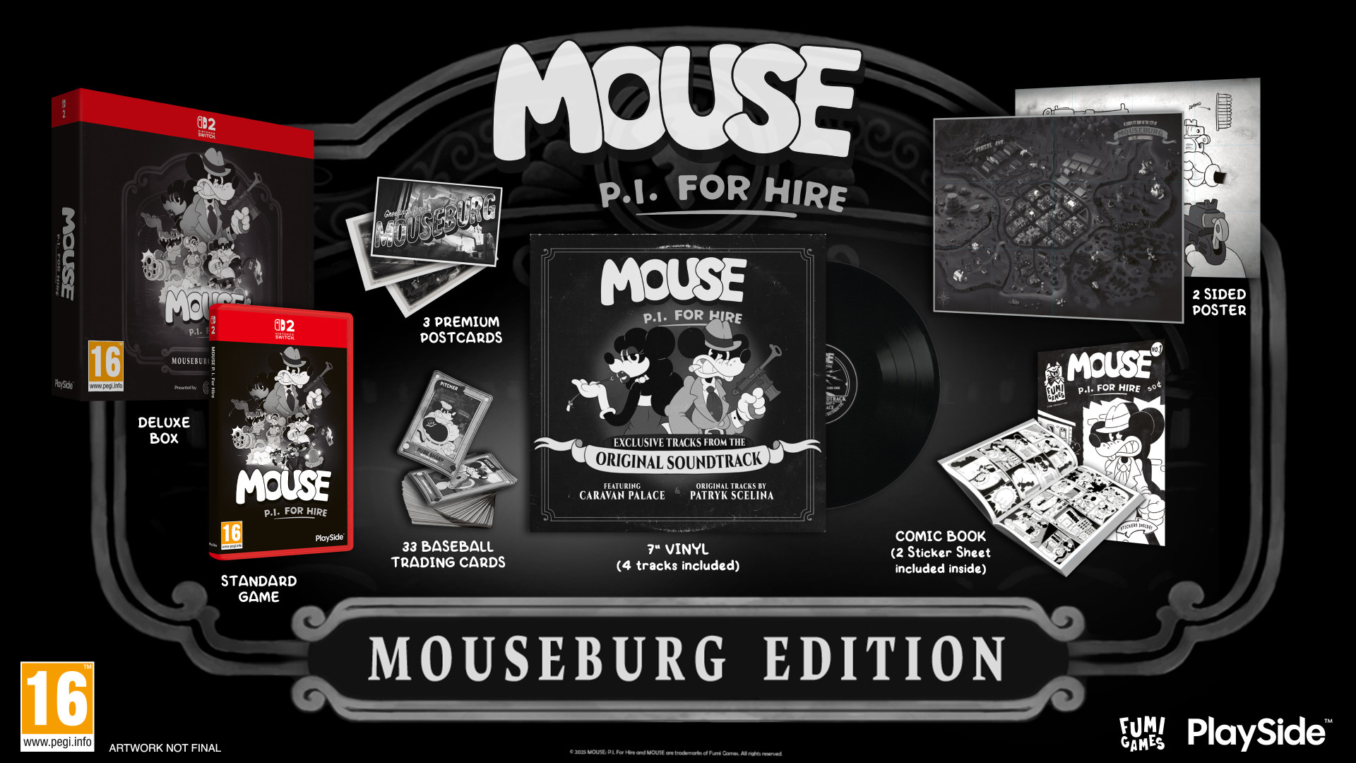 Mouse P.I. for Hire Mouseburg Edition