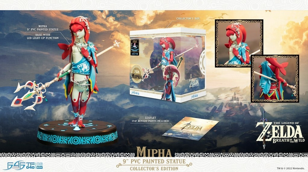 Zelda: Breath of the Wild – Mipha Collector's Edition 21 cm PVC Statue