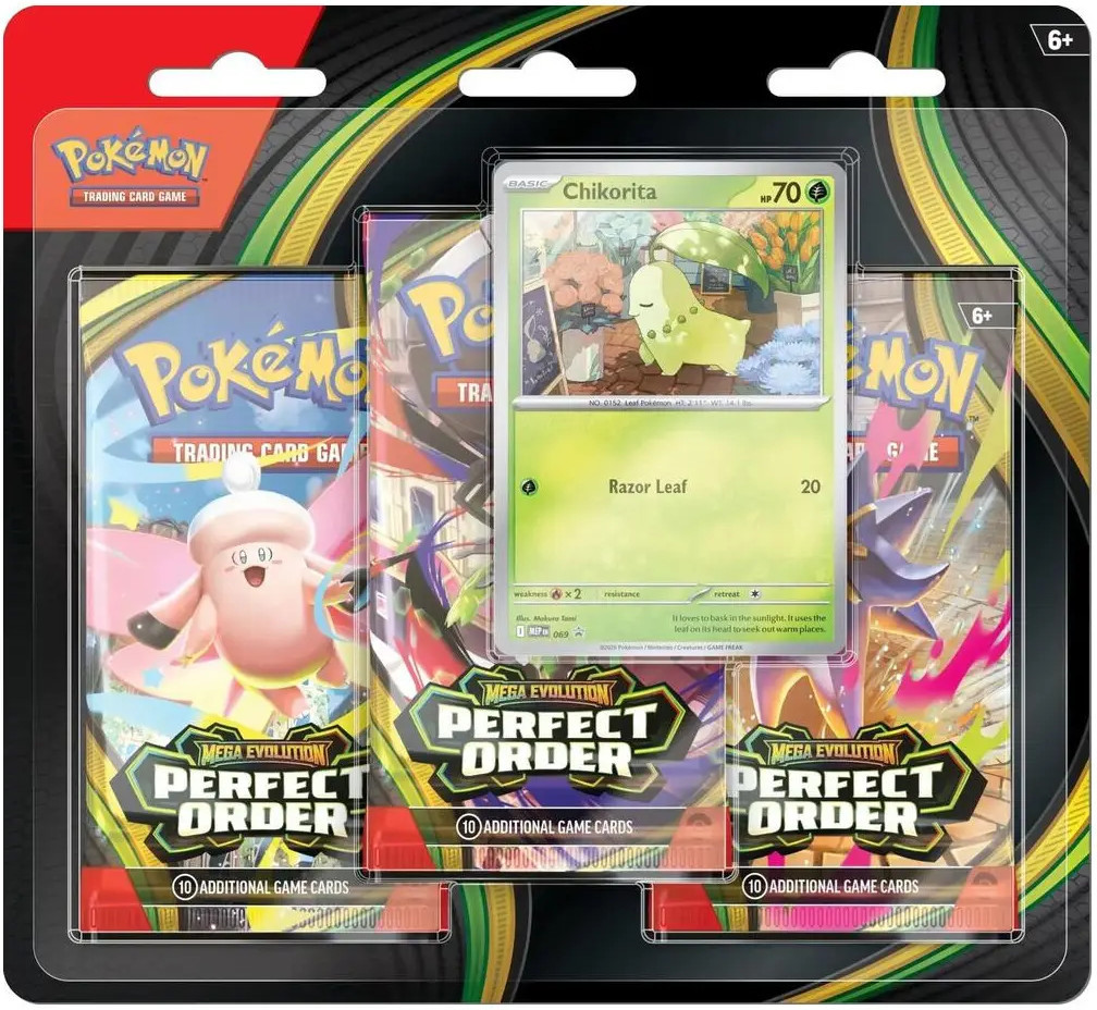 Pokemon TCG Perfect Order 3 Booster Blister – Chikorita