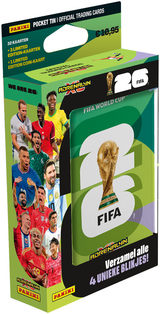 Adrenalyn XL FIFA World Cup 2026 TCG Pocket Tin
