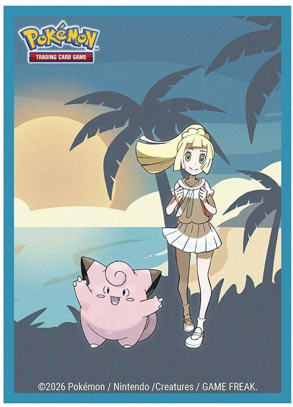 Pokemon TCG Lillie and Clefairy Sleeves