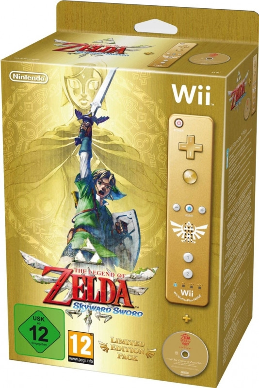 The Legend of Zelda Skyward Sword L.E. + Gouden Remote